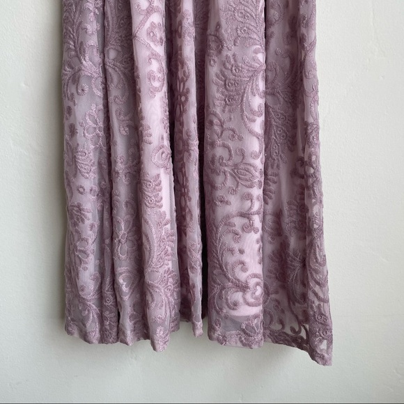 Francesca’s Lilac/Purple Embroidered Dress - Picture 8 of 8